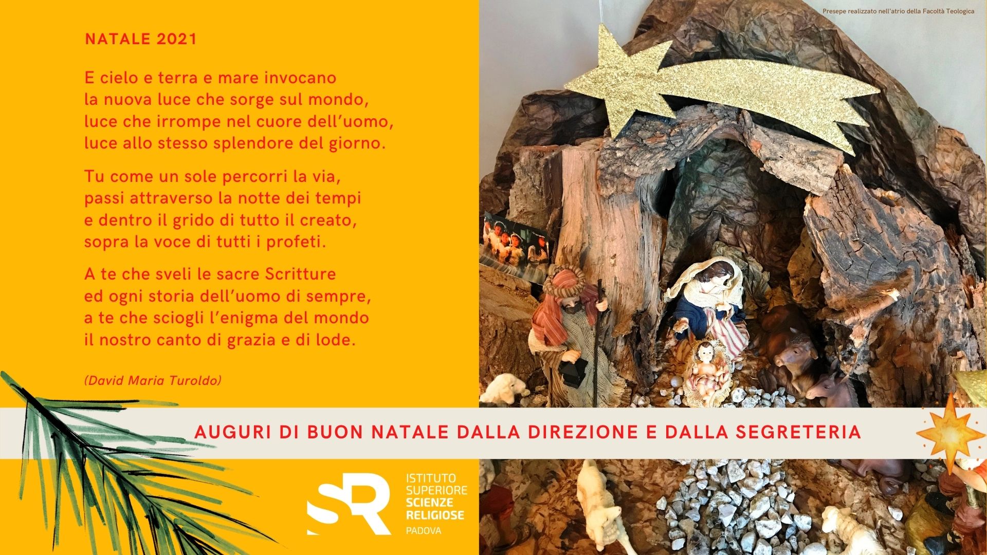 Chiusura Natalizia Istituto Superiore Di Scienze Religiose Padova