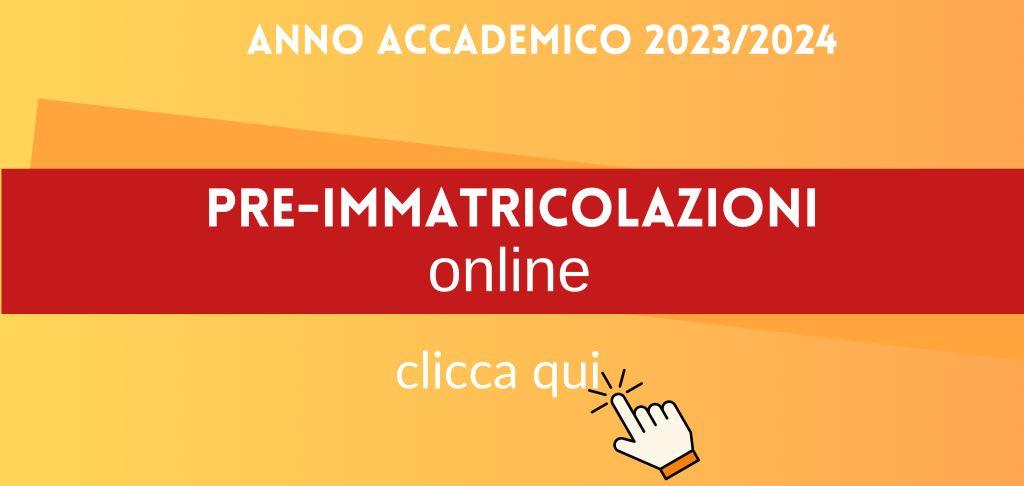 Banner preiscrizioni 2023-2024